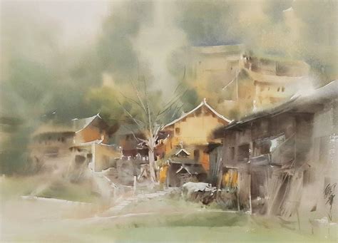 Liu Yi Modern Watercolor Paintings Watercolor Art Watercolor Paintings