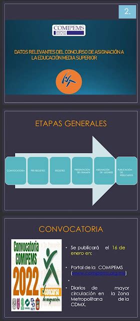 Proceso Para Convocatoria Comipems