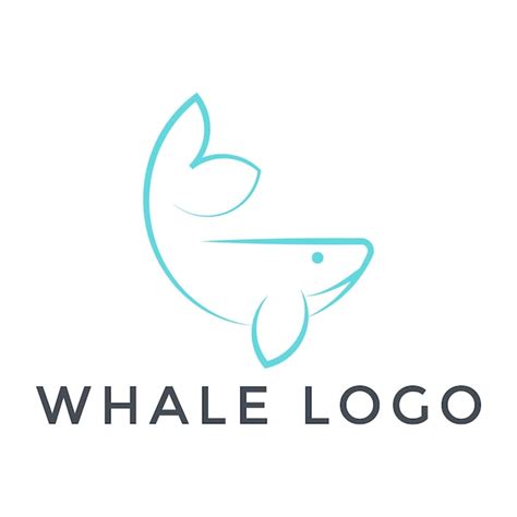 Premium Vector Whale Simple Whale Simple Whale Vector Logo Design