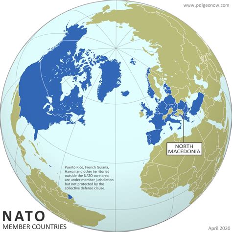 NATO member countries : r/MapPorn