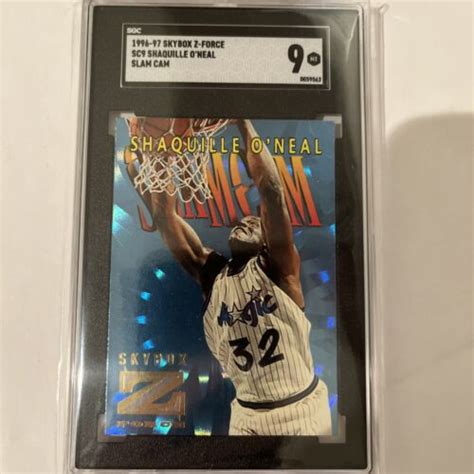 Shaquille O Neal 1996 97 Skybox Z Force Slam Cam SGC 9 MINT SC9 Rare