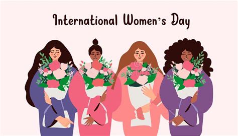 International Women S Day Vector Illustration With Women Of Different