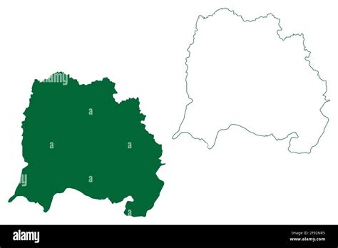 West Singhbhum District Jharkhand State Republic Of India Kolhan Division Map Vector