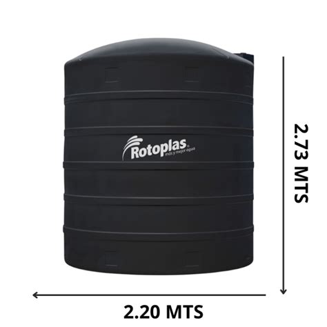 Rotoplas 10 000 Lts Negro Bicapa Tinacos Honduras