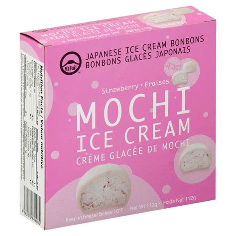 Mt Fuji Ice Cream Mochi Strawberry Each Instacart