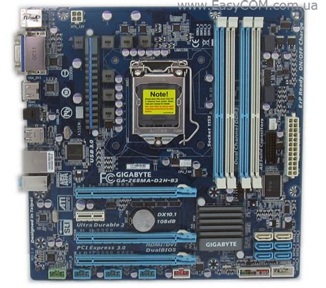 Обзор и тестирование материнской платы GIGABYTE GA-Z68MA-D2H-B3 ...