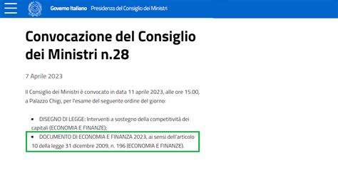 DEF 2024 cosè e cosa contiene il testo del Documento di Economia e