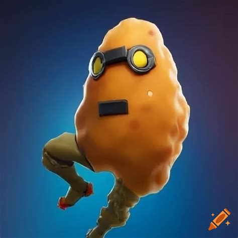 Funny Chicken Nugget Playing Fortnite On Craiyon