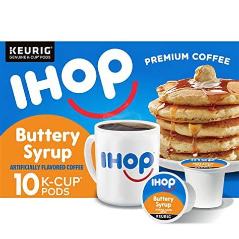 Ihop Buttery Syrup Flavored Keurig K Cup Coffee Pods 10 Ct Box