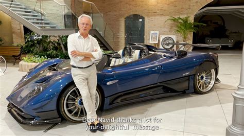 Horacio Pagani Sends A Personal Message To My Son YouTube