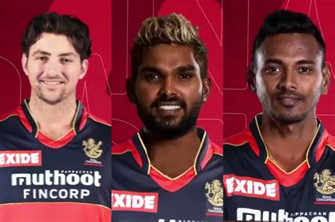 Ipl Rcb Rope In Wanindu Hasaranga Dushmantha Chameera And Tim