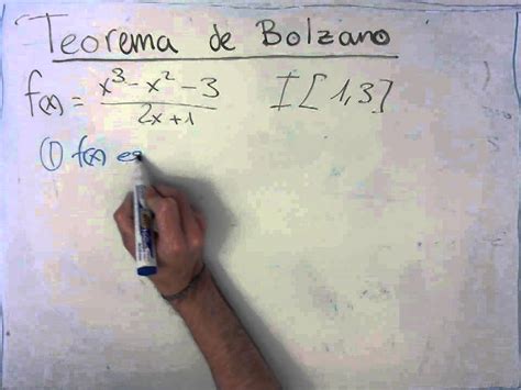 2º Bachillerato Teorema de Bolzano Ejercicio 6 YouTube