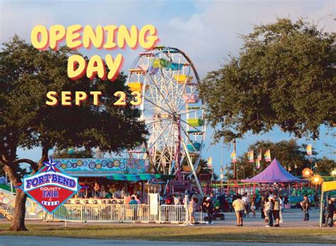 Fort Bend County Fair Opens September 23