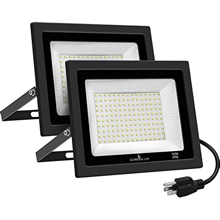 Amazon Olafus 2 Pack 100W LED Flood Light Outdoor 9000lm LED Work