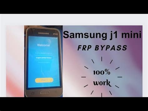 Samsung J Mini Prime Frp Bypass J Frp Bypass By Frp Slution By