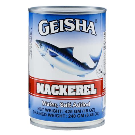 Mackerel Water Salt Added Geisha Brand