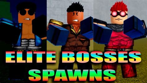 Todos Os Spawns Dos Elite Bosses No Blox Fruits Youtube