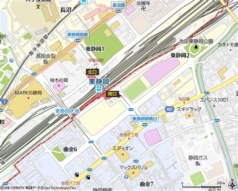 東静岡駅南口（静岡市バス停）の住所・地図｜マピオン電話帳