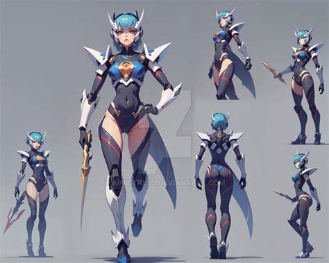 Mecha girl by AIMistress on DeviantArt
