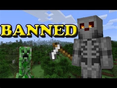 Ten Ways To Get Banned In Minecraft Music By CraftedMovie YouTube