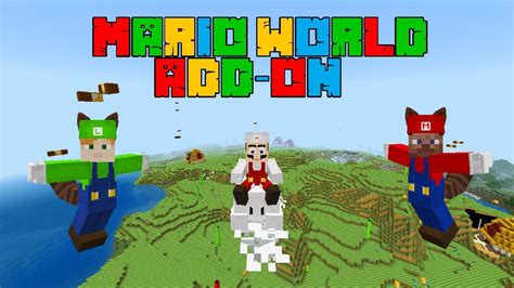 Mario World Addon 1 19 Mcpe Bedrock Mod 9minecraft Net