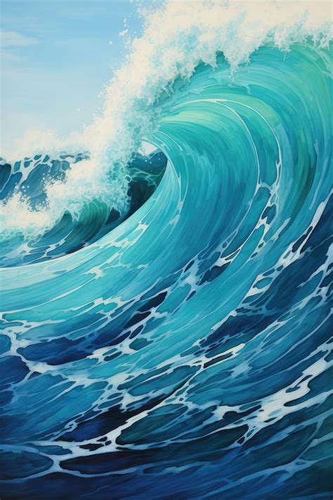 ocean waves ocean waves painting wave art painting ocean art