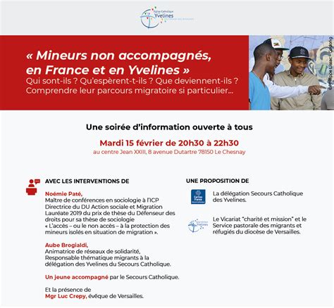 Soir E D Information Ouverte Tous Sur Les Mineurs Non Accompagn S