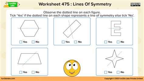 Symmetry And Line Of Symmetry Fun2do Labs