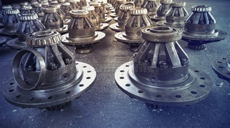 Drive Axle Differential Assembly Stock Image - Image of spiral, pinion ...