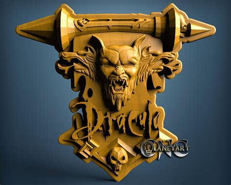 Dracula 3d Stl Model 11577 Cnc Planet Art