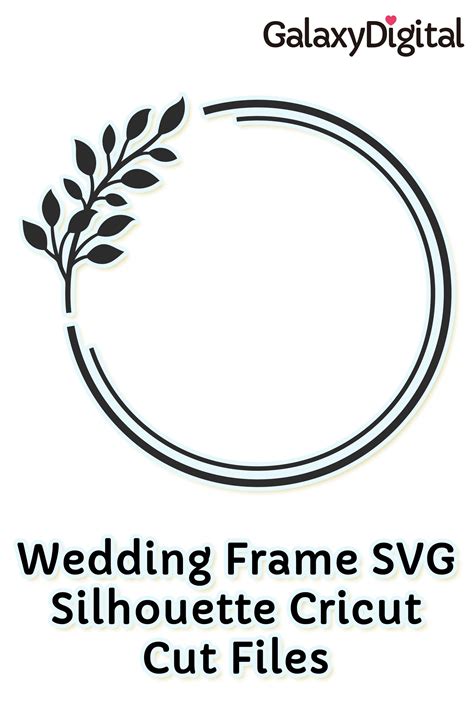 Wreath SVG, Wreath Monogram SVG, Wedding SVG - 09257