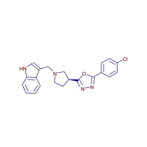 Mzcloud S Chlorophenyl Oxadiazol Yl Pyrrolidinyl