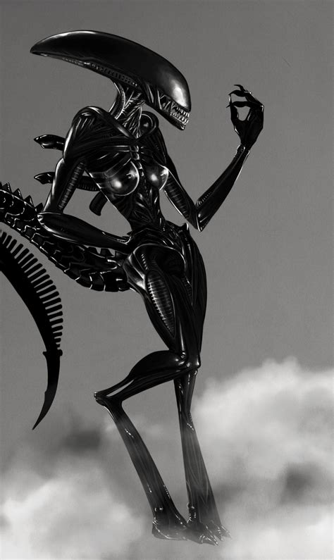 Alien By Odrobinka On Deviantart Xenomorph Female Xenomorph Alien Concept Art