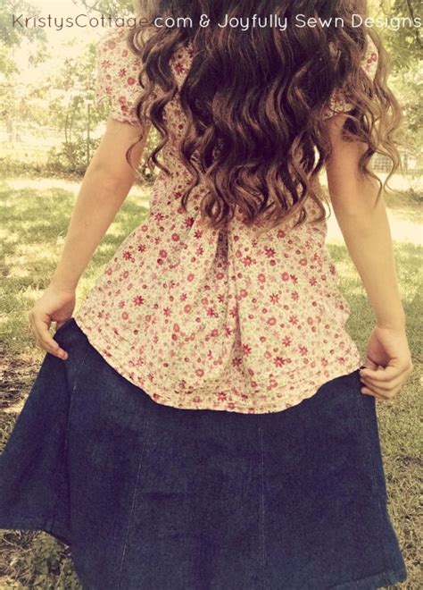 Back To School Denim Skirt Review From Joyfully Sewn Designs Kristy S