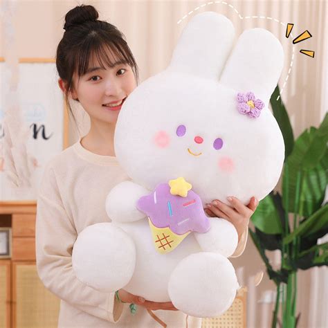 Softest Stuffed Bunny Plush Kawaii Bunny Plushie Goodlifebean