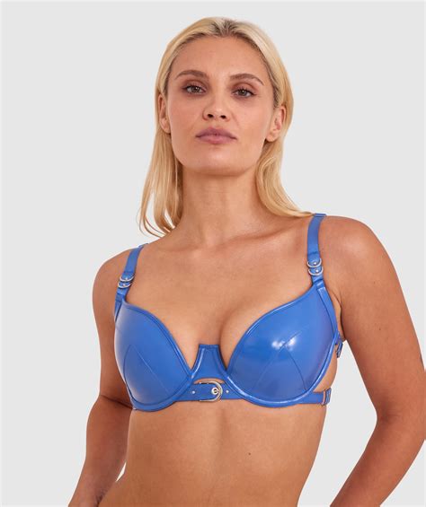 Bras N Things Night Games So Provocative High Leg Mini V Blue