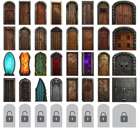 Big Box Of Dungeon Doors In 2023 Darkest Dungeon Dungeon Dungeons