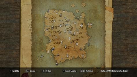 Paper World Map for Solstheim at Skyrim Nexus - mods and community