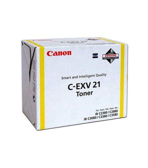 Original Canon C EXV 21 Yellow Toner Cartridge United Copiers