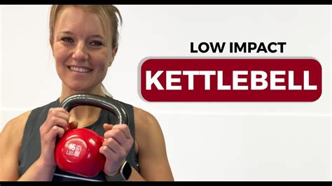 5 Minute Low Impact Kettlebell Workout For Beginners Youtube