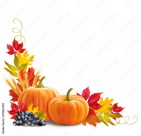 Thanksgiving Borders Clip Art