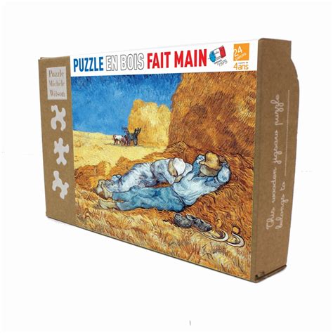 Puzzle Aus Handgefertigten Holzteilen Vincent Van Gogh Teile