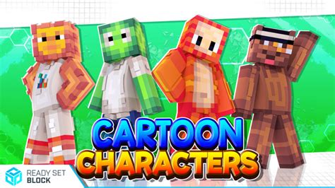 Cartoon Characters by Ready, Set, Block! (Minecraft Skin Pack ...