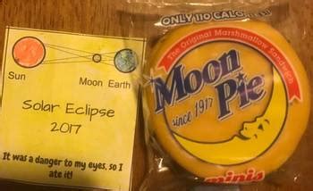 Solar Eclipse 2017 Moon Pie Treat Tags By Monkey Around In Primary