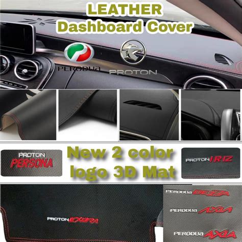 Leather Car Dashmat Dash Mat Dashboard Sun Cover PERODUA PROTON Axia