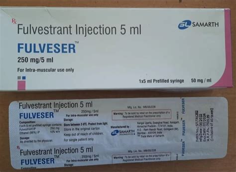 Fulvestrant 5 Ml Injection Samarth At Rs 10600 Piece In New Delhi ID