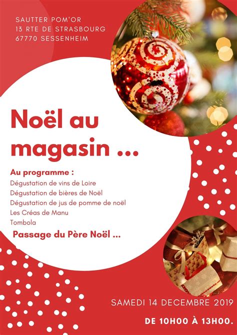 Affiche Noël Au Magasin Sautter Pomorfr