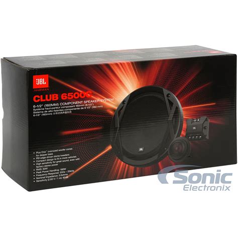 JBL Club 6500C 360W Peak 120W RMS 6 1 2 Club Series 2 Way Component