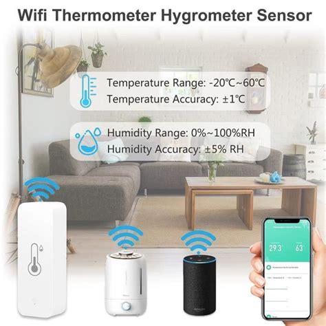 Wifi Thermom Tre Hygrom Tre Capteur Avec Contr Le App Et