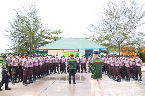 Upacara Penutupan Pelatihan Satpam Di Kawasan Industri Nusantara Pt